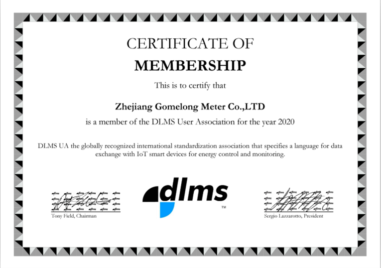 Congratulation: Goelong got the membership FROM DLMS User Association