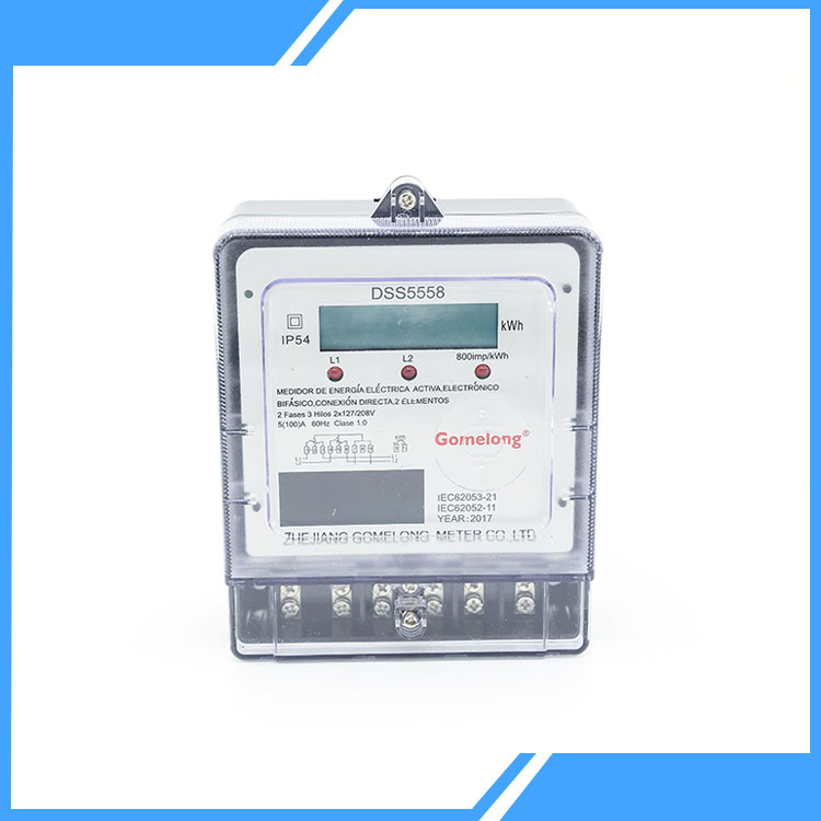 Duae tribus Status Phase electrica industria Modbus RTU RS485 voltmeter actis mandare ostentationem meter